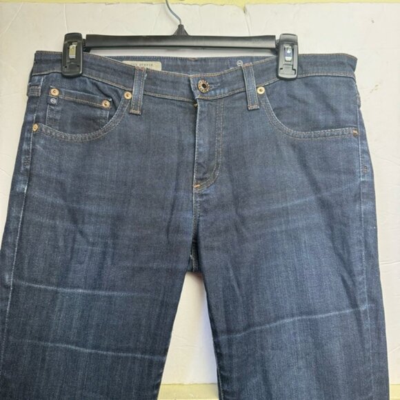 AG ADRIANO GOLDSCHMIED The Stevie Slim Straight Jeans Denim Zip Pocket Cotton 30 - Picture 6 of 16